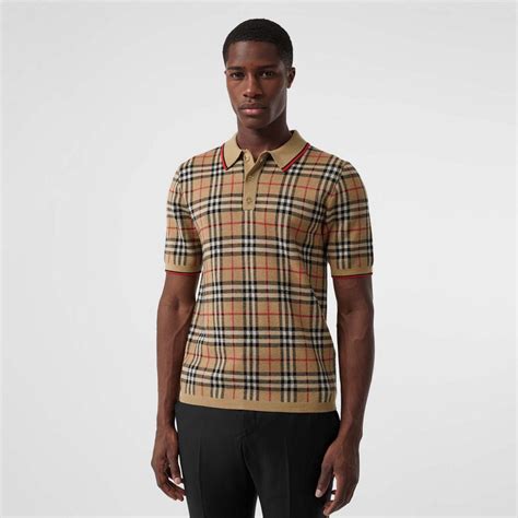 polo burberry manche longue|Burberry Polo Shirts for Men .